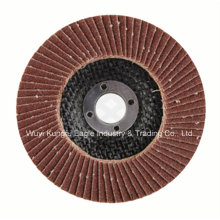 Aluminum Oxide Flap Disc with Plastic Fiber Backing for Polishing